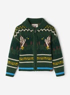 Toddler Cabin Shawl Fair Isle Cardigan