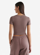 Renew Knit Crop T-Shirt