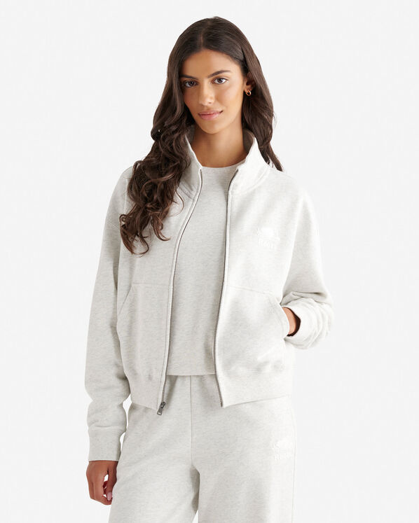 Blouson d’athlétisme à glissière en coton bio Cooper 