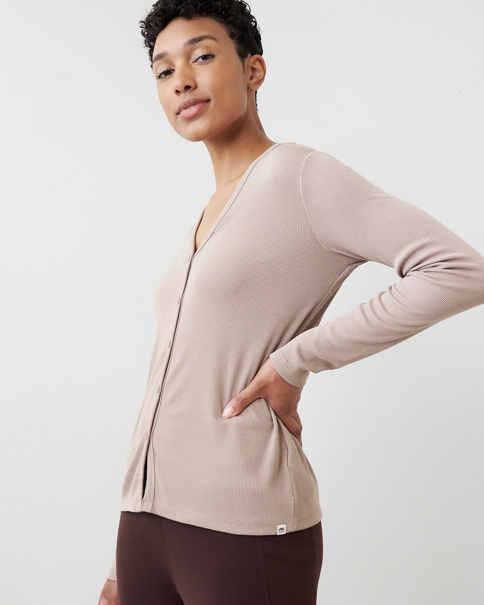 Rib Knit Cardigan