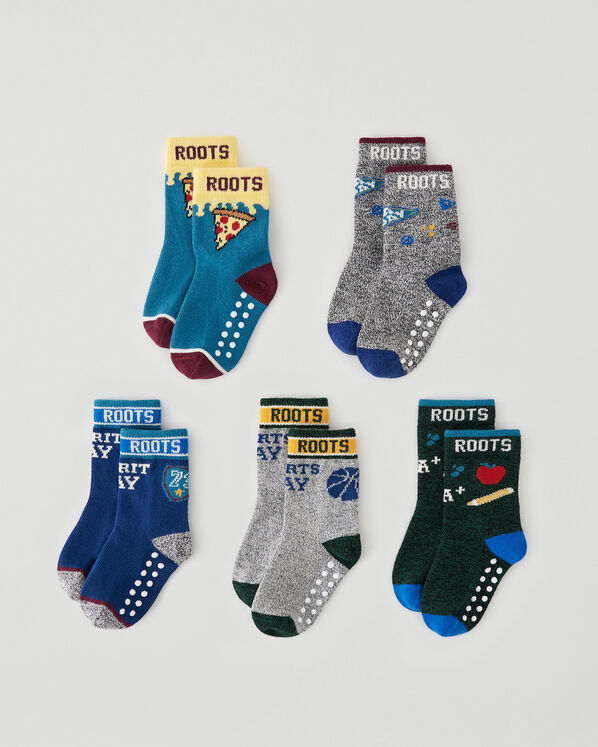 Toddler School Days Sock 5 Pack