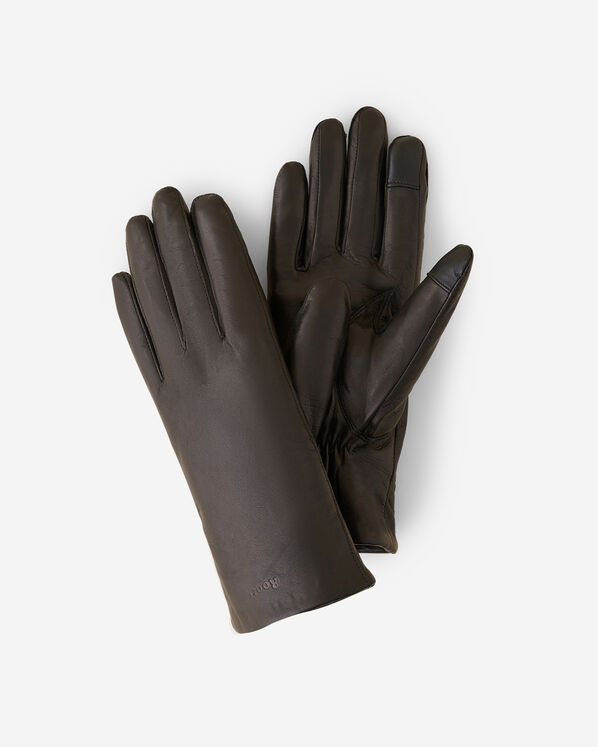 Gants tactiles en cuir nappa pour femmes