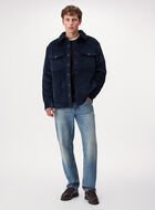Manteau en velours c&ocirc;tel&eacute; et mouton molletonn&eacute;