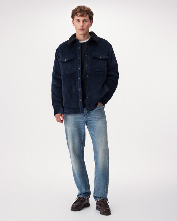 Cord Shearling Fleece Lined Jacket