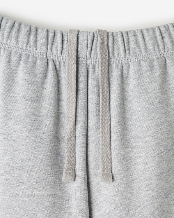 Pantalon molletonn&eacute; en coton biologique &agrave; jambe large Cooper 