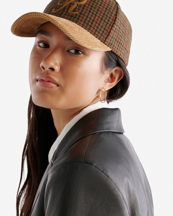 Blazer à double boutonnage en cuir pour femmes Blazer à double boutonnage en cuir pour femmes