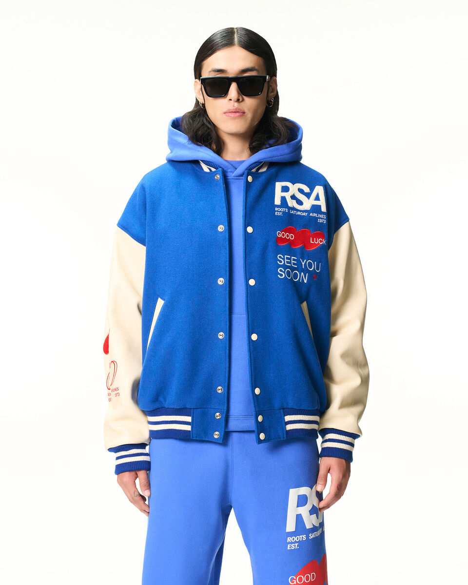 Blouson universitaire Roots X Mr. Saturday