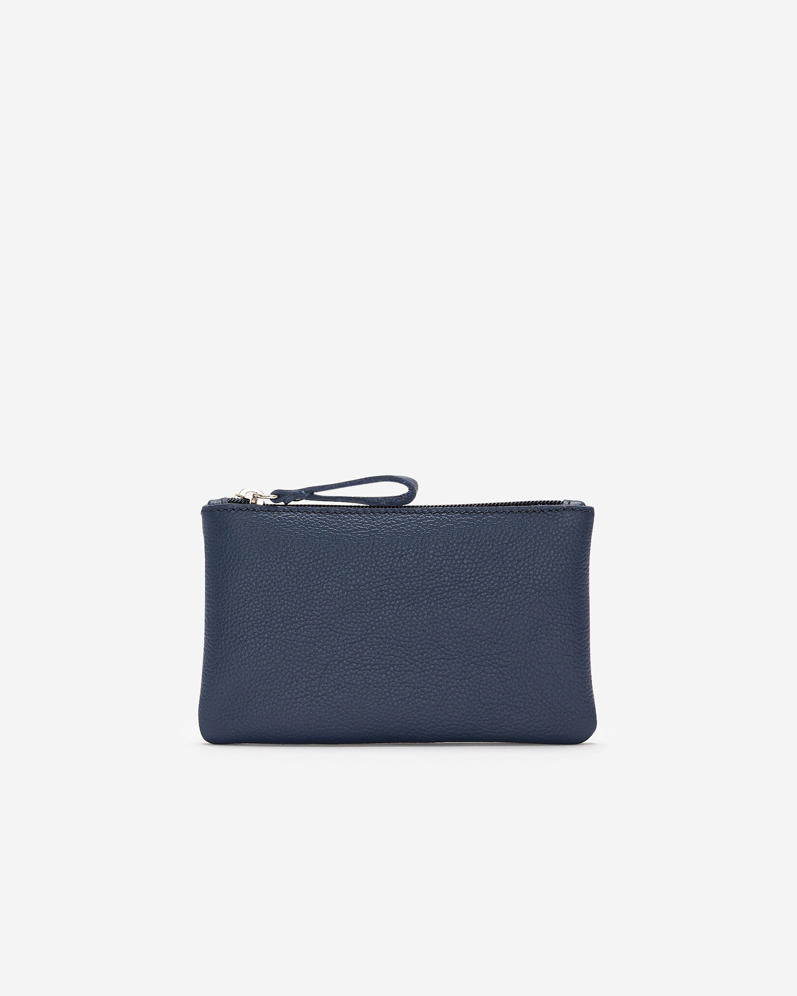 Pochette moyenne à glissière en cuir Cervino