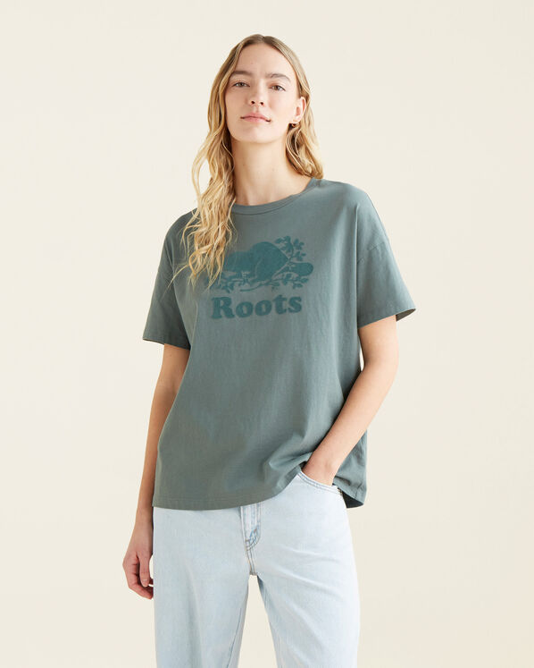 T-shirt décontracté en coton bio Cooper pour femme