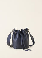 Mini sac seau en cuir Cervino
