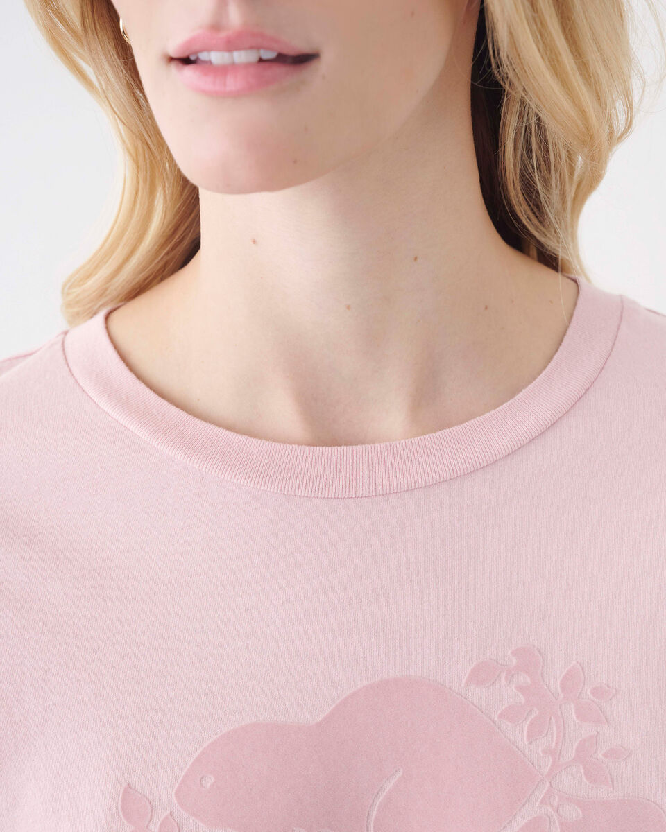 Womens Organic Cooper Beaver Long Sleeve T-shirt