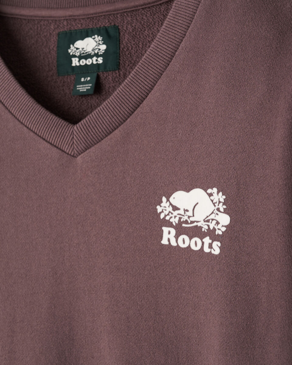 Organic Cooper V-Neck Sweatshirt