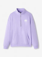 Organic Cooper Relaxed Half Zip Stein