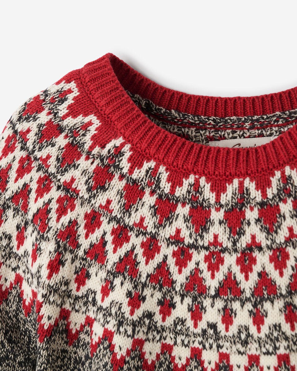 Toddler Girls Cabin Fair Isle Sweater Dress
