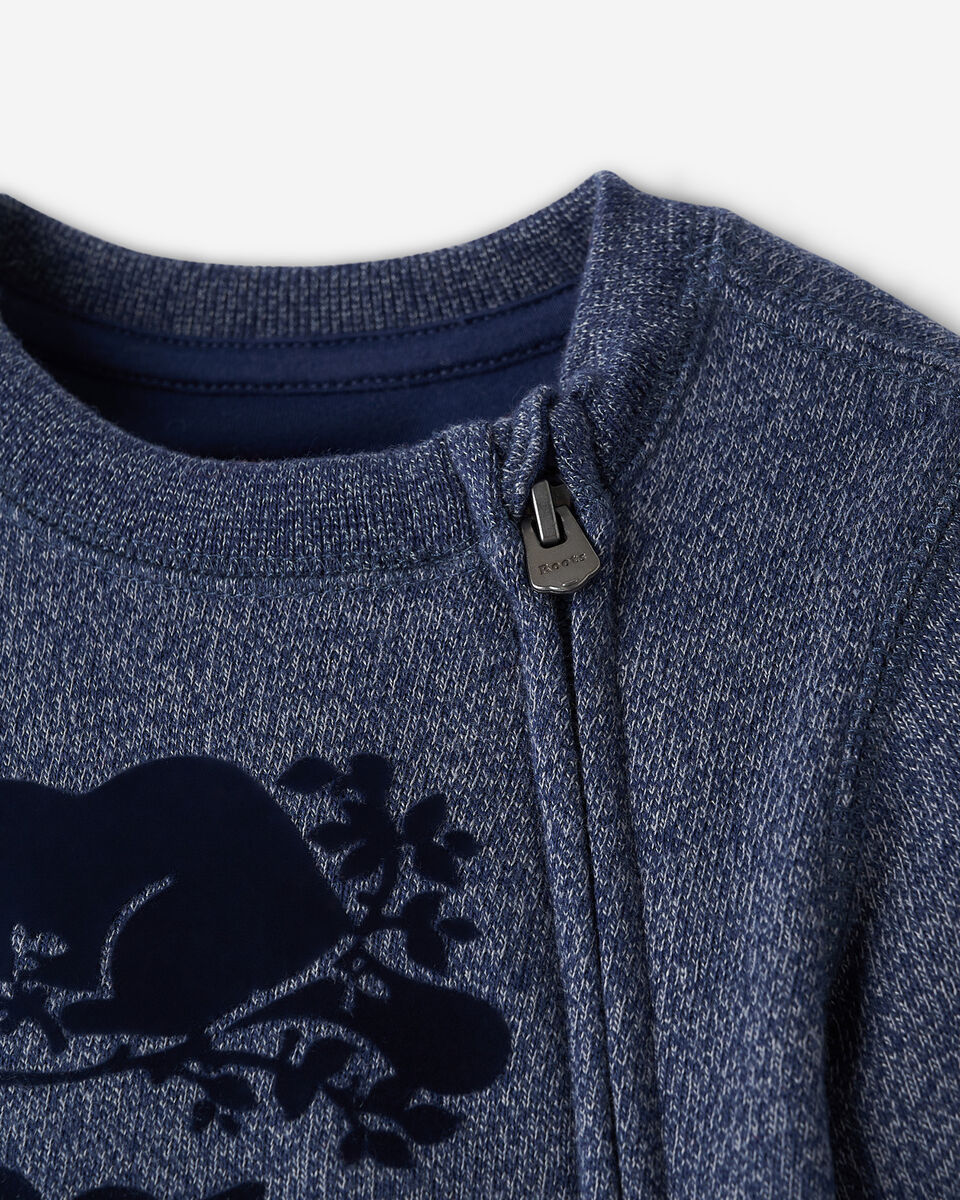 Barboteuse originale Cooper le castor en coton bio pour b&eacute;b&eacute;s