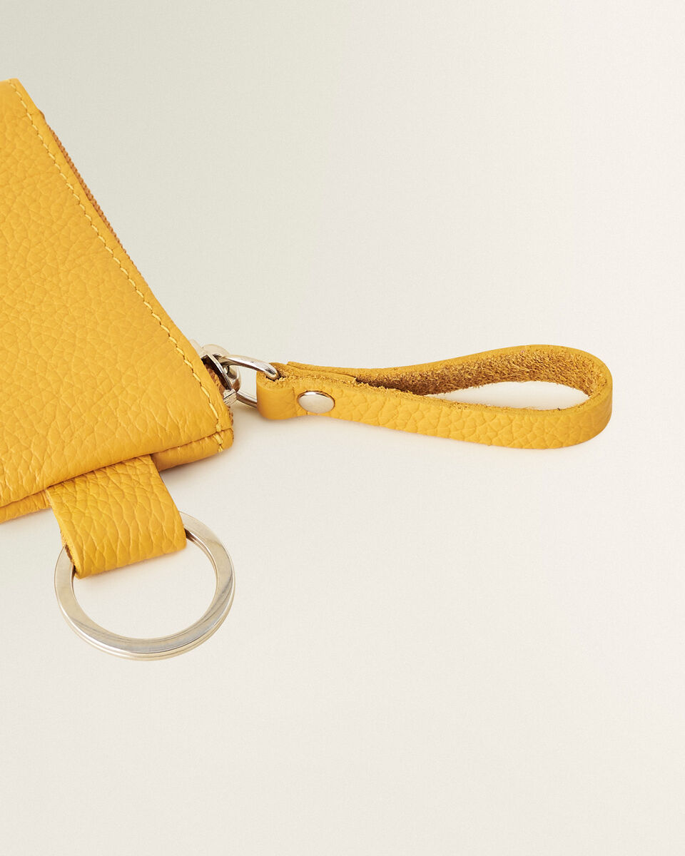 Pochette à glissière en cuir Cervino