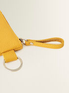 Pochette à glissière en cuir Cervino