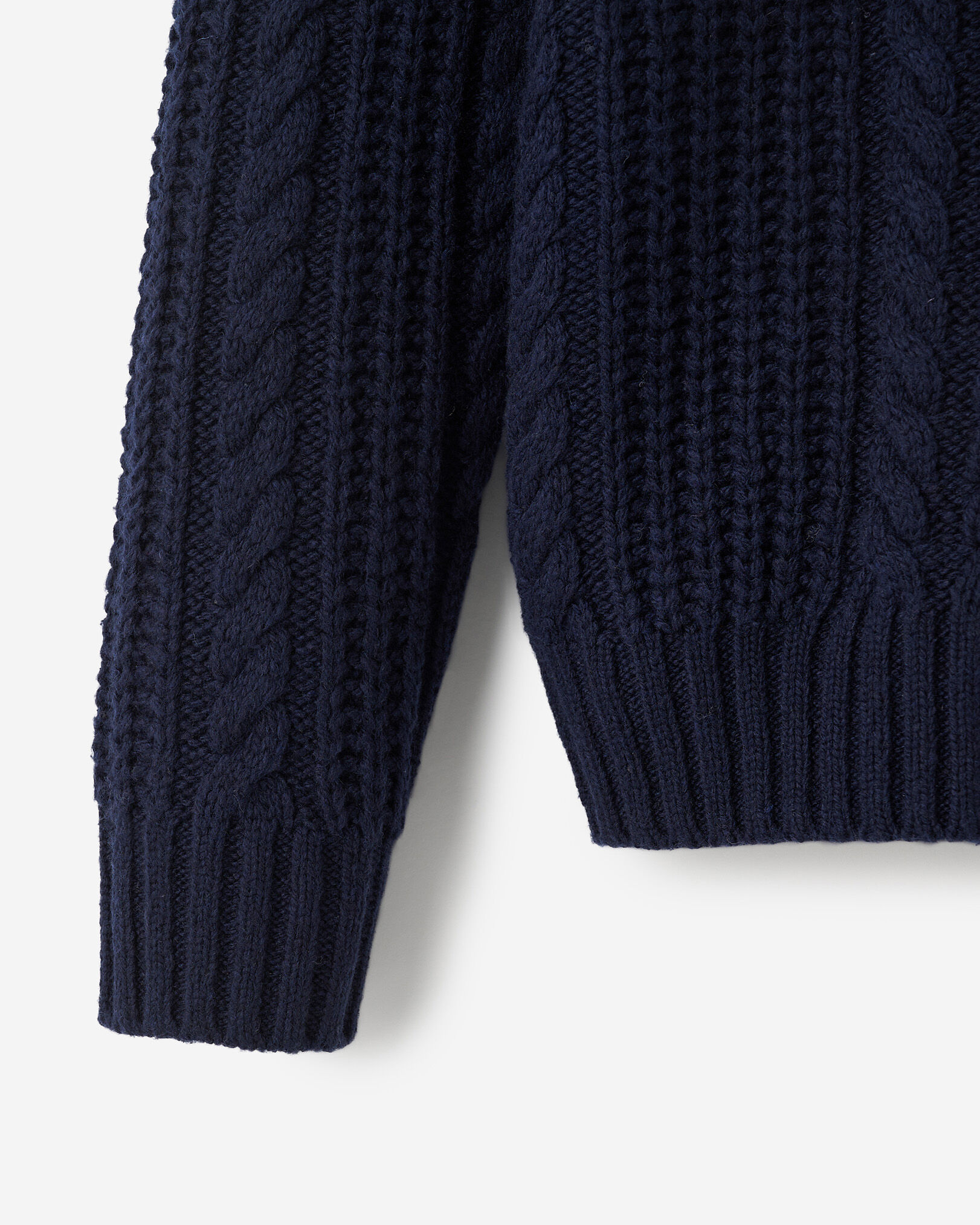 Lodge Cabled Crew Sweater