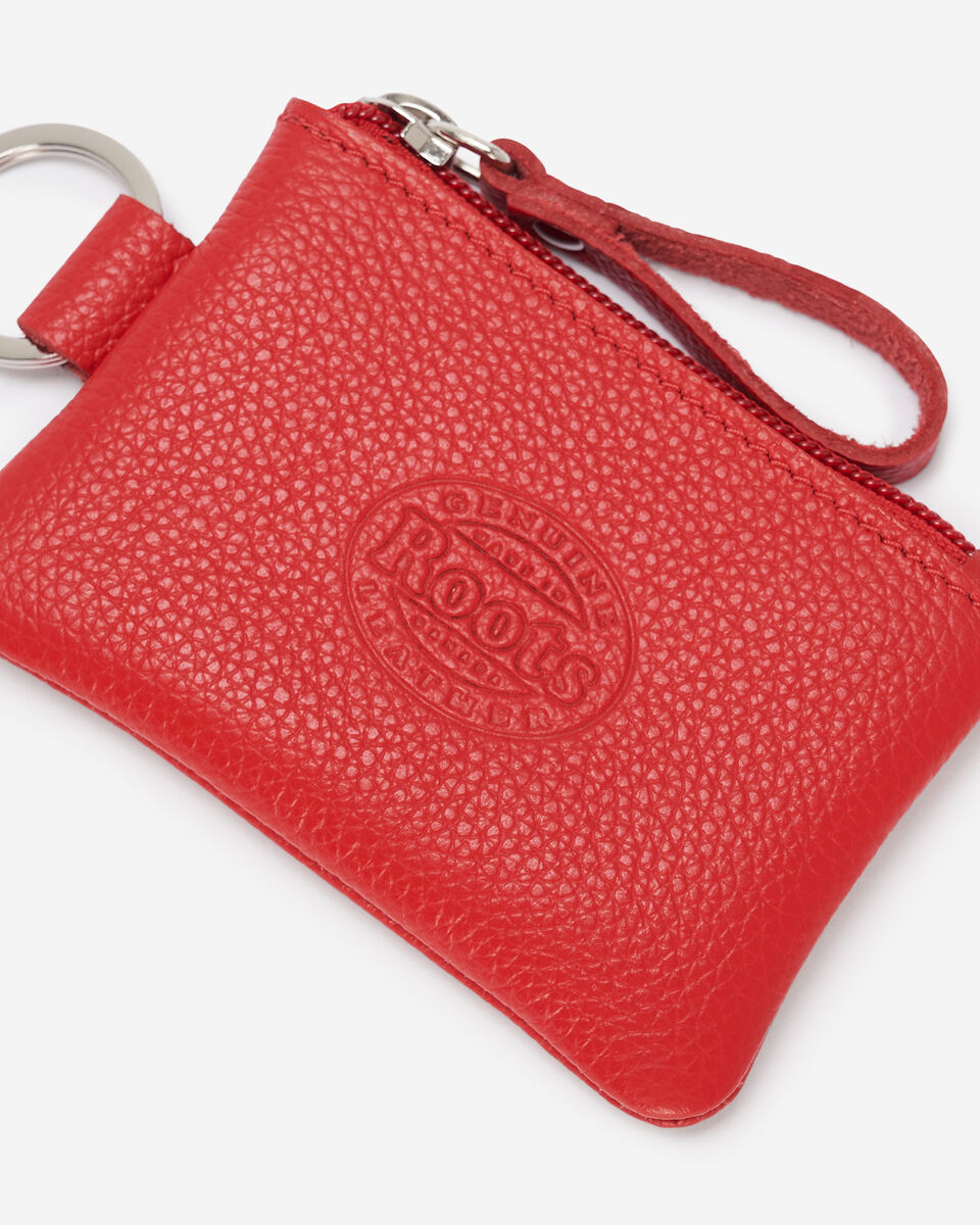 Pochette à glissière en cuir Cervino
