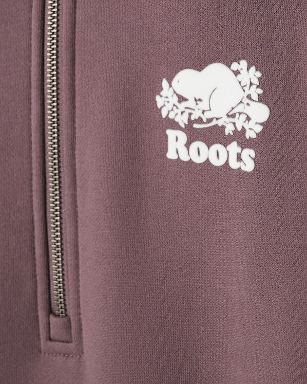 Organic Cooper Relaxed Quarter Zip Stein