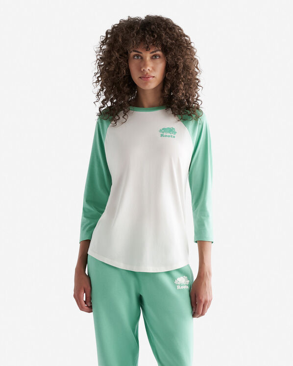 Womens Organic Cooper Baseball T-shirt