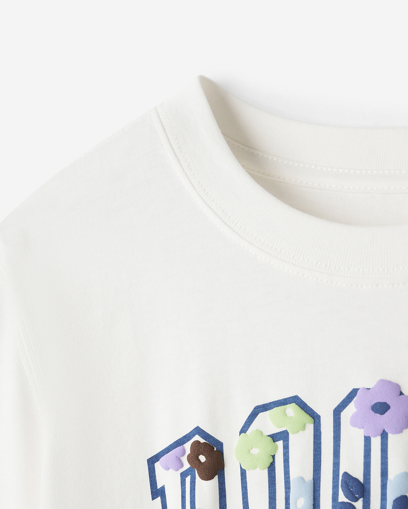 T-shirt motif floral pour enfant