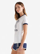 Womens Legacy Crest Ringer T-Shirt