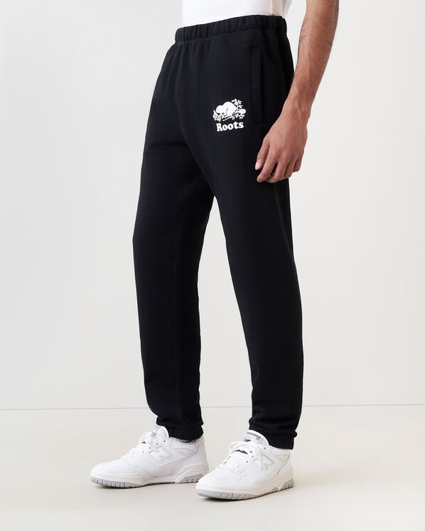 Pantalon original ajusté en molleton de coton bio