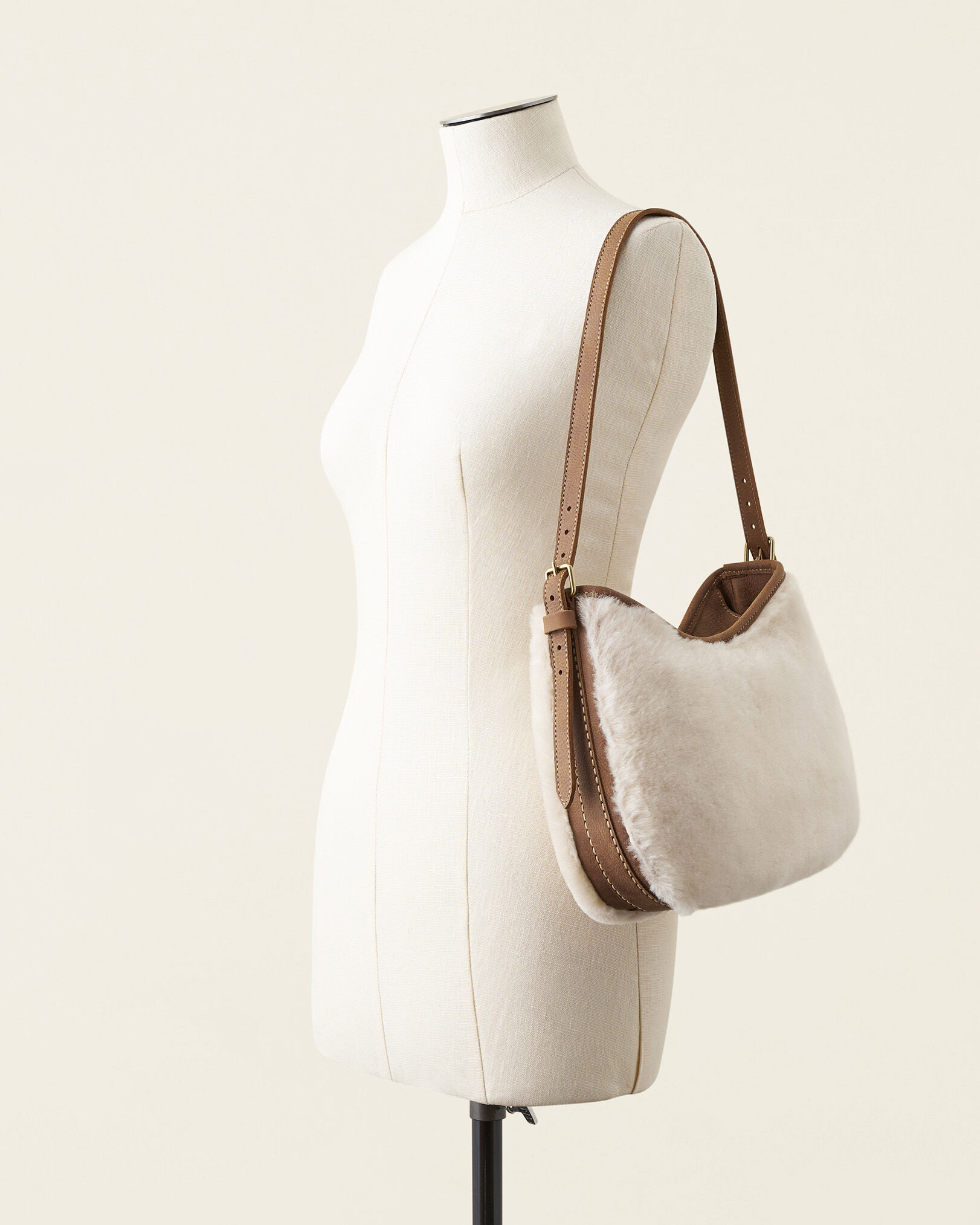 Small Lexi Bag Shearling Handbags Roots