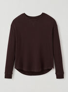 Waffle Long sleeve Top