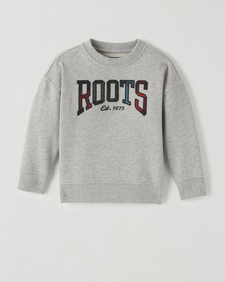 Toddler Relaxed Park Plaid Crew Sweatshirt