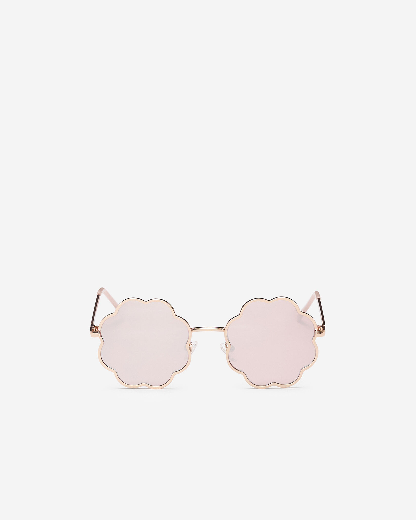 Lunettes de soleil marguerite en métal pour enfants