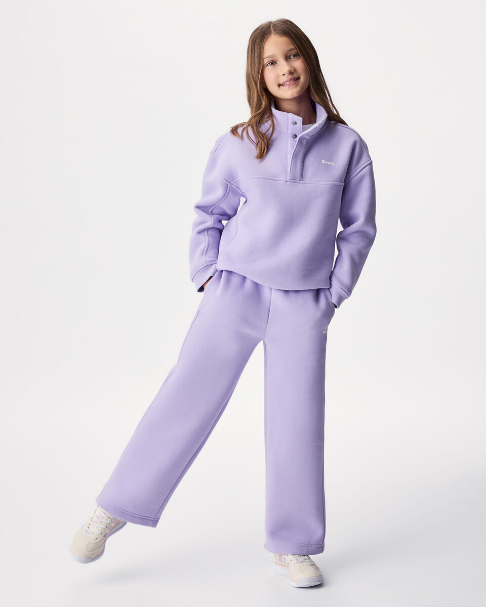 Pantalon en molleton Nuage &agrave; jambe large pour enfants