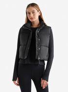 Roots Down Puffer Crop Vest