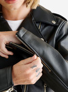 Blouson style moto classique en cuir Navigator