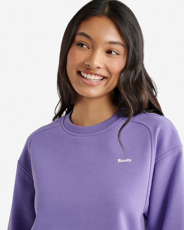 Chandail &agrave; col rond en molleton estival Nuage