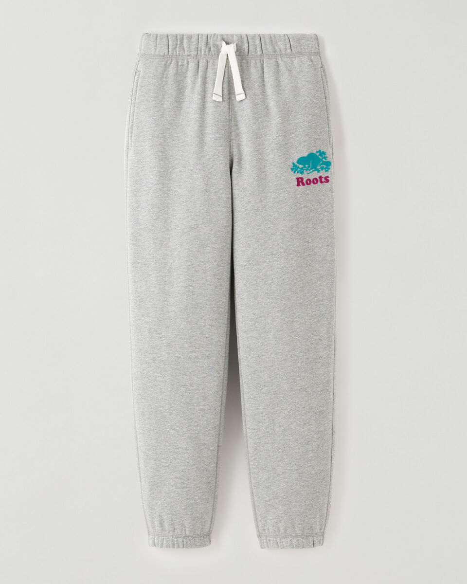 Pantalon original en molleton Roots de coton bio pour enfants