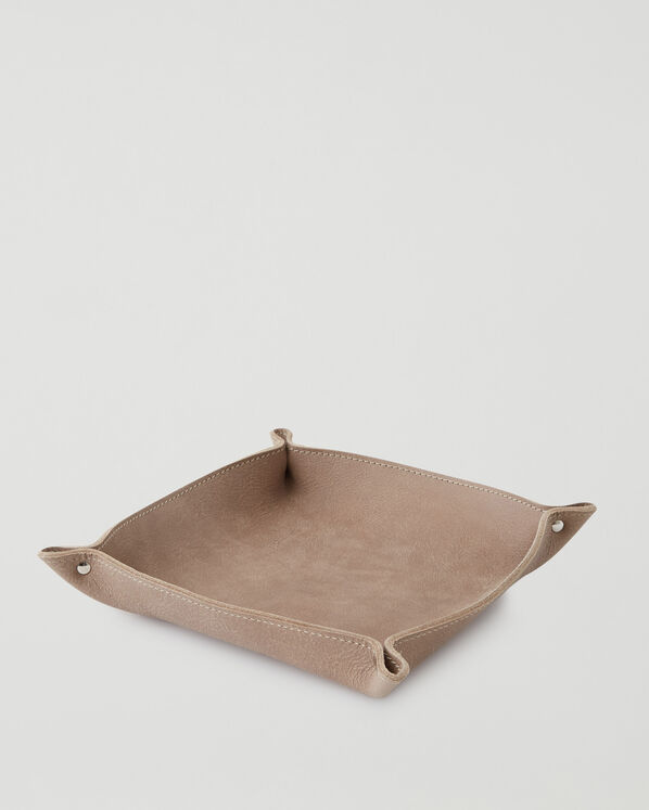 Large Leather Tray Tribe