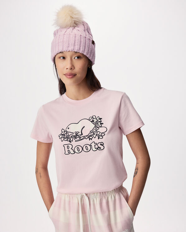 T-shirt Cooper &agrave; carreaux pour femme