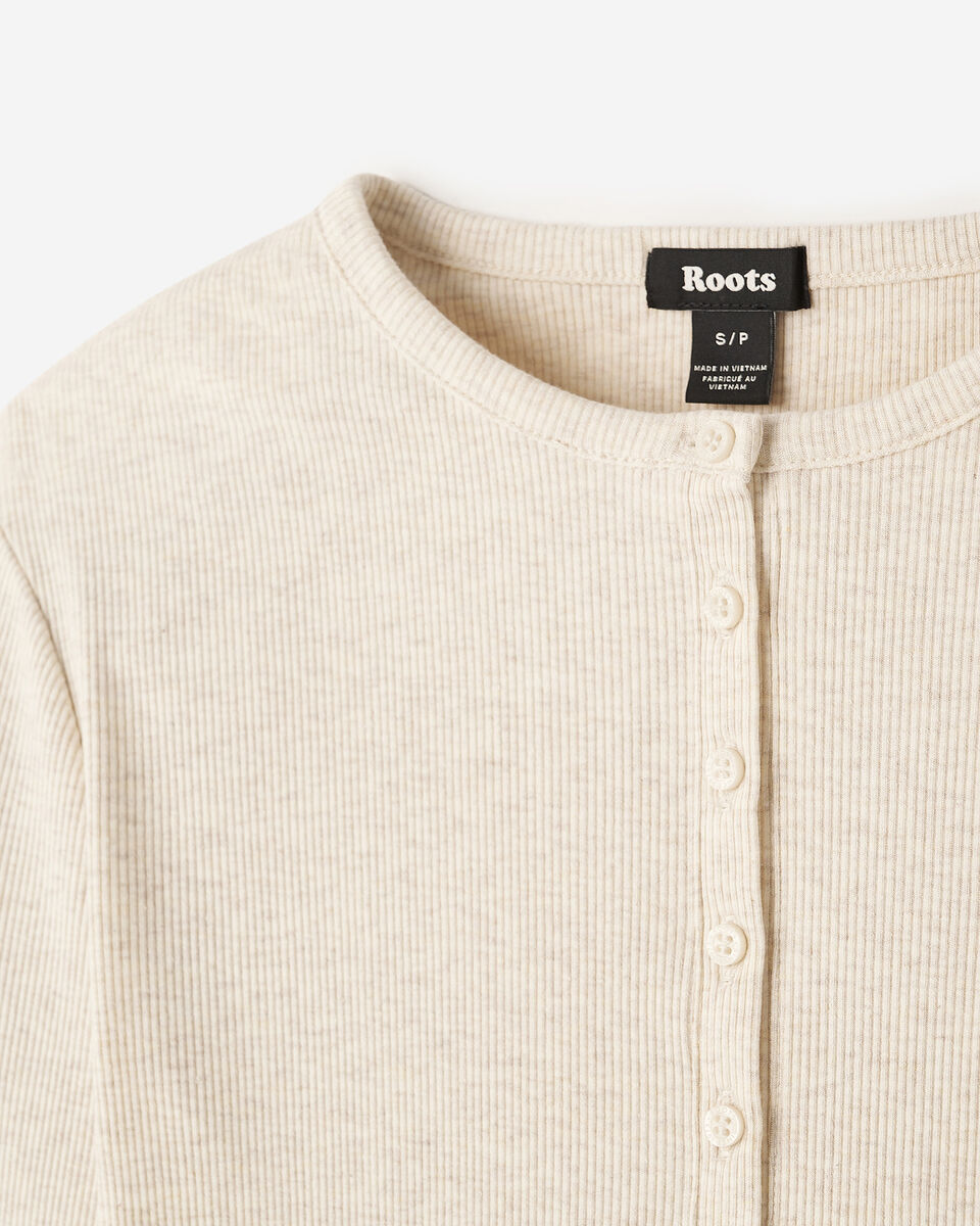 Roam Rib Fitted Long Sleeve Henley