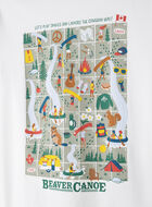 Kids Beaver Canoe Snakes And Ladders T-Shirt
