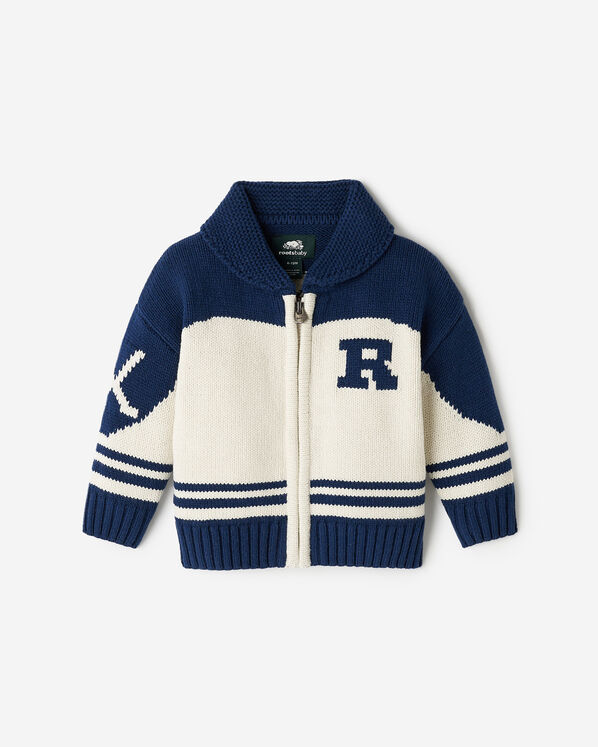 Baby Hockey Shawl Cardigan