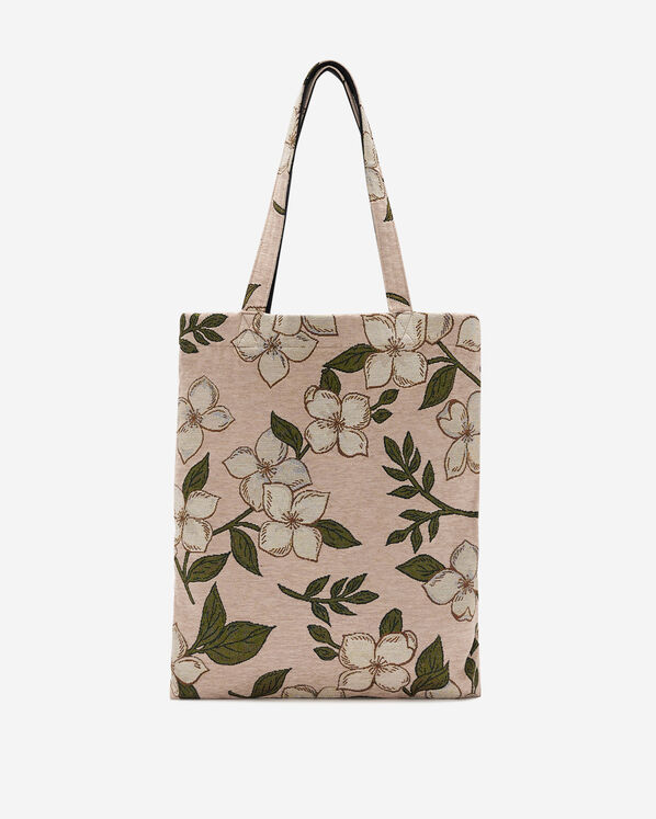 Floral Jacquard Tote Floral Jacquard Tote