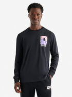 T-shirt à manches longues rétro alpin pour homme