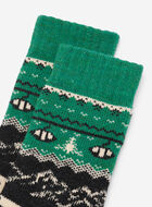 Adult Sayward Fair Isle Slipper Sock