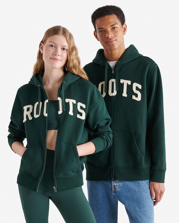 Roots Applique Full Zip Hoodie