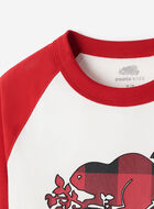 Kids Plaid Baseball T-Shirt