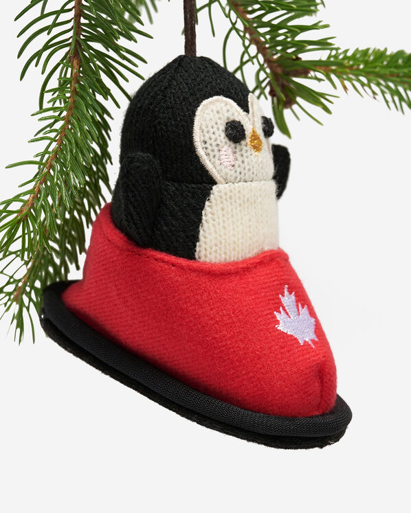 Ornement Pingouin en luge Ornement Pingouin en luge
