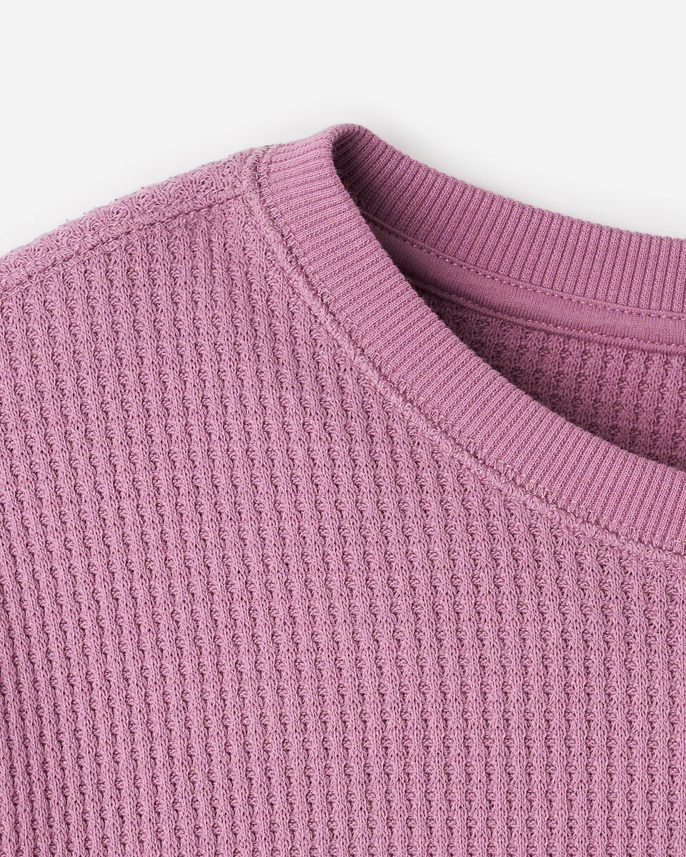 Waffle Long Sleeve Top