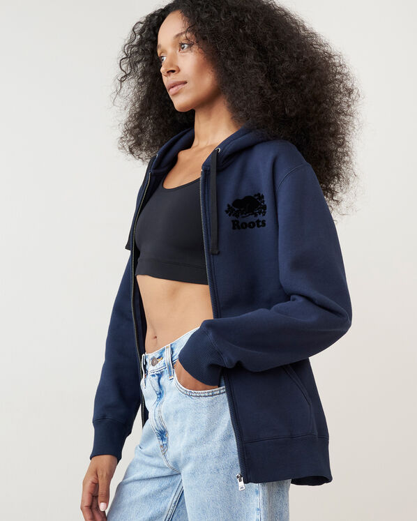 Chandail original à capuchon et glissièreen coton bio